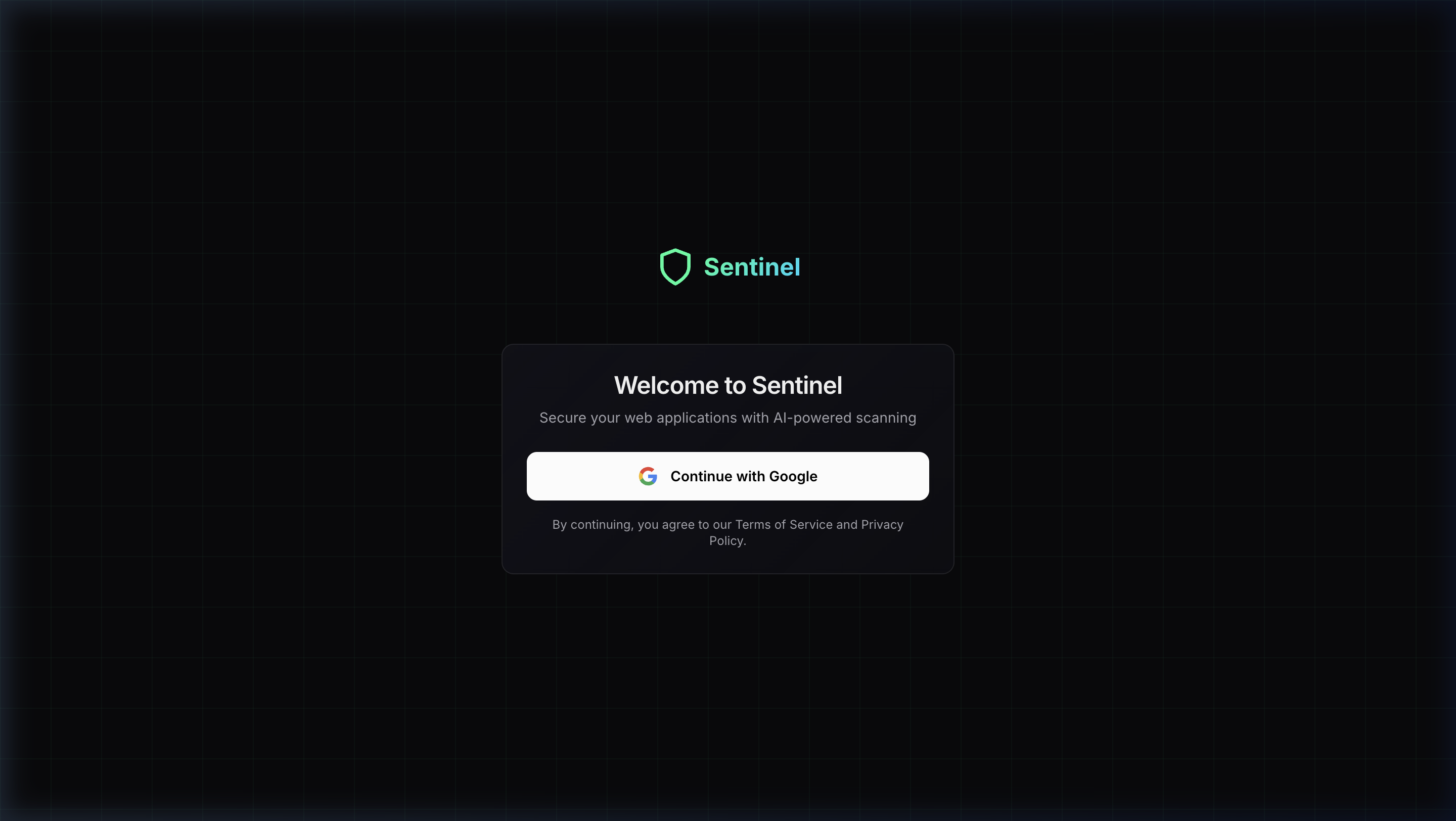 Klik "Sign in with Google"